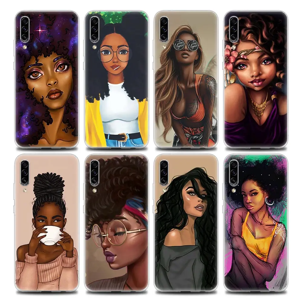Beauty Afro Girl Puffs Girl Clear Phone Case for Samsung A70 A70s A40 A50 A30 A20e A20s A10 A10S Note 8 9 10 Plus Soft Silicon 
Beauty Afro Girl Puffs Girl Clear Phone Case for Samsung A70 A70s A40 A50 A30 A20e A20s A10 A10S Note 8 9 10 Plus Soft Silicon