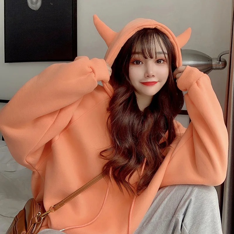 Sweatshirt Autumn Winter Candy Color Mid-length Hoodies Women's Lazy Style Long Sleeve Hoodie Plus Velvet Solid Color
Sweatshirt Autumn Winter Candy Color Mid-length Hoodies Women's Lazy Style Long Sleeve Hoodie Plus Velvet Solid Color