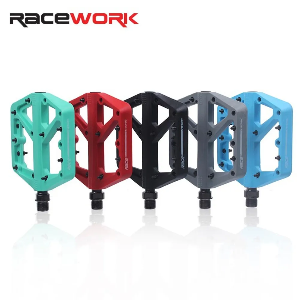 RACEWORK MTB Road Bike Bicycle Bearing Pedals Cycling Nylon Bike Pedals A Pair Anti-skid Road Bike Bearing Pedals Bicycle Parts
RACEWORK MTB Road Bike Bicycle Bearing Pedals Cycling Nylon Bike Pedals A Pair Anti-skid Road Bike Bearing Pedals Bicycle Parts