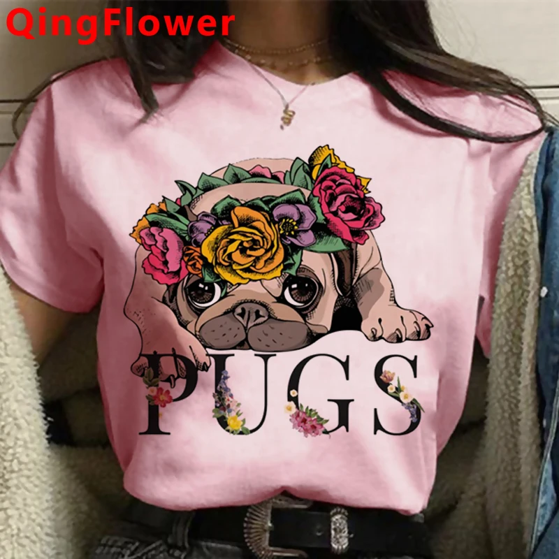Kawaii Pug Футболка женская парная одежда уличная одежда kawaii летний топ белая футболка
Kawaii Pug Футболка женская парная одежда уличная одежда kawaii летний топ белая футболка