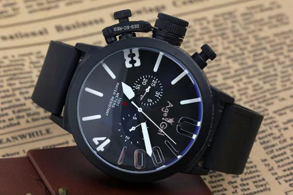 Classic New Men Sport Black Rubber Classic U Round Automatic Mechanical Left Hook Hand Watch Big 50mm Boat Silver Watches
Classic New Men Sport Black Rubber Classic U Round Automatic Mechanical Left Hook Hand Watch Big 50mm Boat Silver Watches