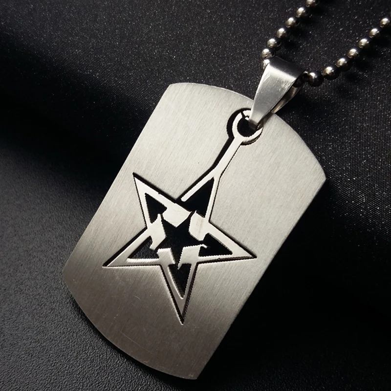Punk Five-Pointed Star Tag Necklace Korean Jewelry Men's Titanium Steel Pendant Stainless Steel Pendant Sweater Jewelry
Punk Five-Pointed Star Tag Necklace Korean Jewelry Men's Titanium Steel Pendant Stainless Steel Pendant Sweater Jewelry