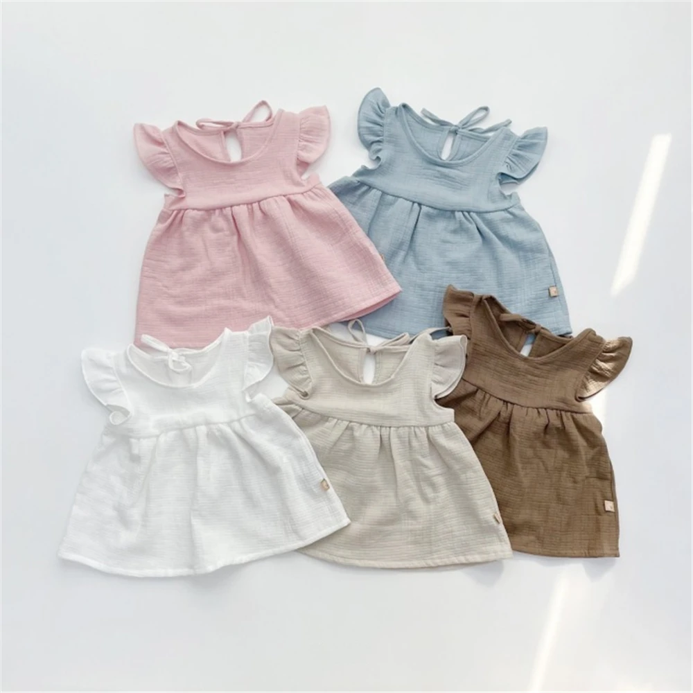 Baby Girl Sleeveless Clothes Set Summer Toddler Girls Ruffle Suit Solid Color Top + Bloomers 2PCS Clothing
Baby Girl Sleeveless Clothes Set Summer Toddler Girls Ruffle Suit Solid Color Top + Bloomers 2PCS Clothing