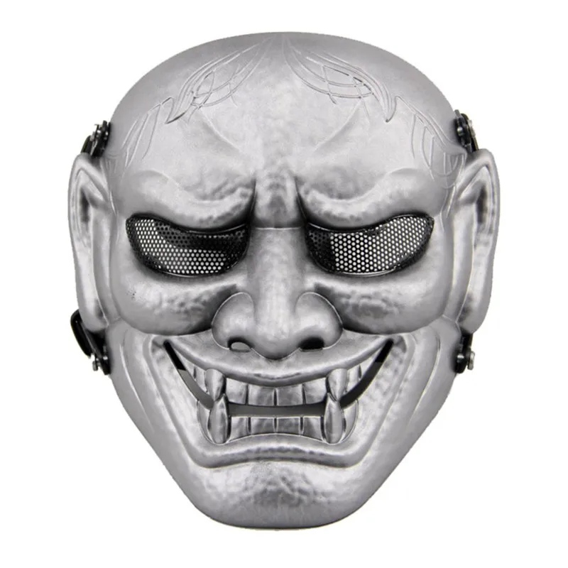 Japanese Ghost King Samurai Tactical Paintball Mask Military Army Holloween Party Cosplay Mask Wargame Airsoft Full Face Masks
Japanese Ghost King Samurai Tactical Paintball Mask Military Army Holloween Party Cosplay Mask Wargame Airsoft Full Face Masks