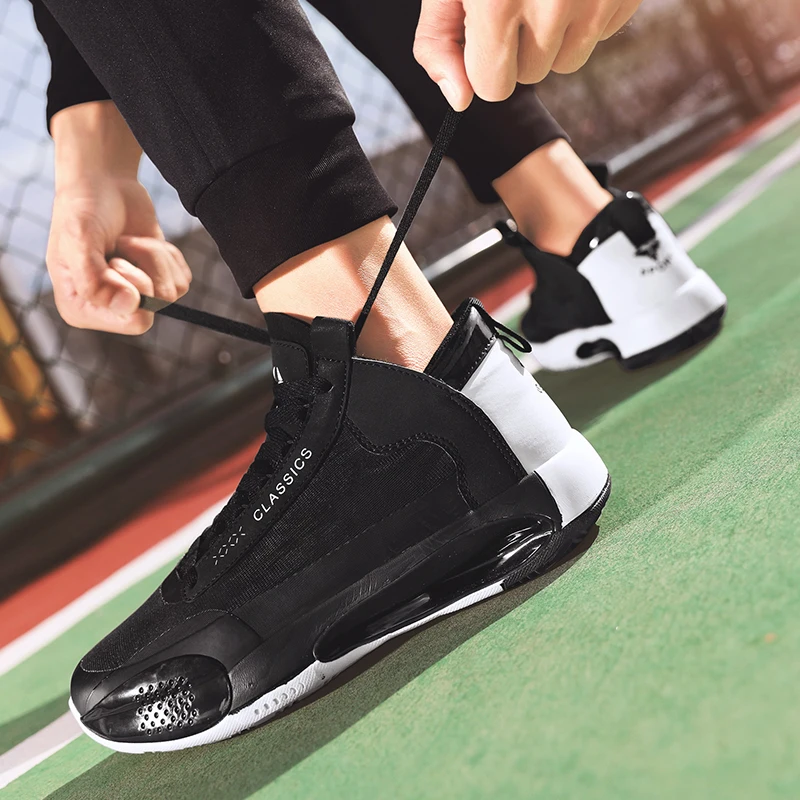 2020 New Boys Mid Top Basketball Shoes Light green Basketball Trainers Men Non-Slip Youth Basketball Shoes Women Athletic Shoes
2020 New Boys Mid Top Basketball Shoes Light green Basketball Trainers Men Non-Slip Youth Basketball Shoes Women Athletic Shoes