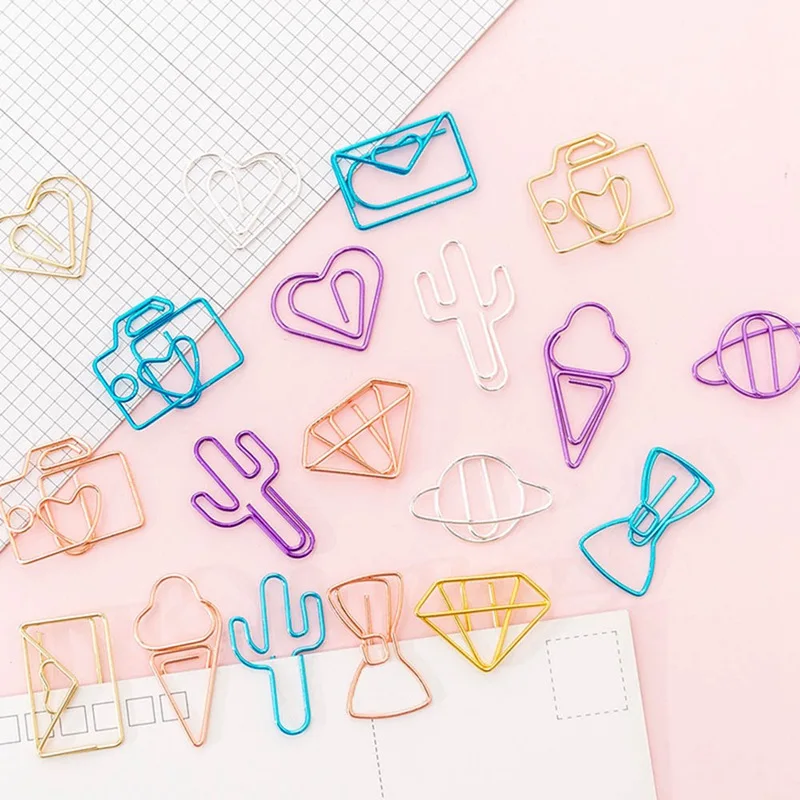 10Pcs/Pack Cute Cactus Star Ice Cream Mini Paper Clips Kawaii Stationery Metal Binder Clips Photos Tickets Notes Letter
10Pcs/Pack Cute Cactus Star Ice Cream Mini Paper Clips Kawaii Stationery Metal Binder Clips Photos Tickets Notes Letter