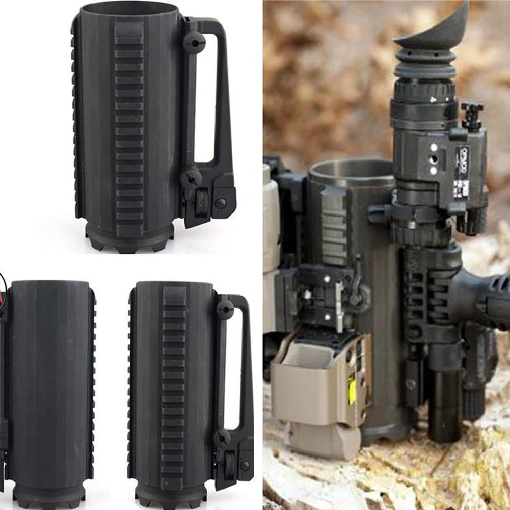 0.5L Tactical Beer Rail Mug Detachable Carrying Battle Rail Mug Multifunctional Outdoor Hunting Sports Beer Cup
0.5L Tactical Beer Rail Mug Detachable Carrying Battle Rail Mug Multifunctional Outdoor Hunting Sports Beer Cup