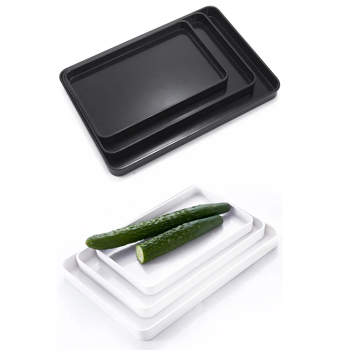 Rectangle Plastic Serving Tray Storage Trays Tea Cup Saucer Fruit Plate Storage Pallet Dinner Plate Home Décor Kitchen Organizer
Rectangle Plastic Serving Tray Storage Trays Tea Cup Saucer Fruit Plate Storage Pallet Dinner Plate Home Décor Kitchen Organizer