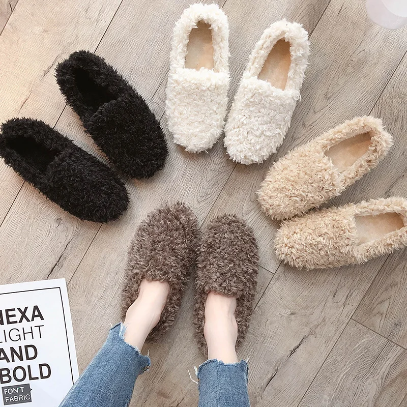 Women Shoes Autumn Loafers Fur Clogs Platform Shallow Mouth Round Toe Casual Female Sneakers Slip-on Fall Creepers New Winter Mo
Women Shoes Autumn Loafers Fur Clogs Platform Shallow Mouth Round Toe Casual Female Sneakers Slip-on Fall Creepers New Winter Mo