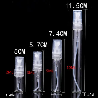 50PCS/Lot Sample Spray Bottle for Gift Portable Glass Perfume Bottle Atomizer Container Women Perfume Pump Travel Bottle
50PCS/Lot Sample Spray Bottle for Gift Portable Glass Perfume Bottle Atomizer Container Women Perfume Pump Travel Bottle
