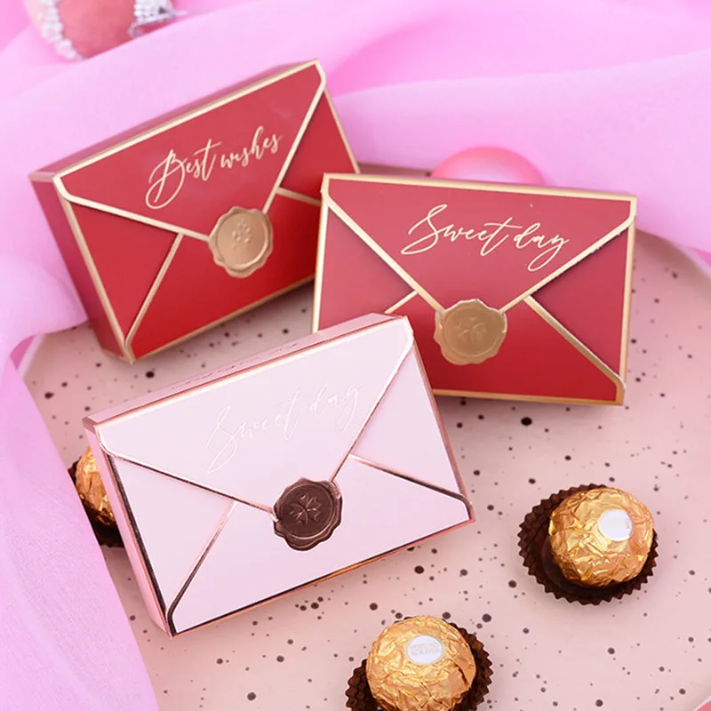 50pcs Creative Gift Box Packaging Envelope Shape Wedding Candy Birthday Party Bonbonniere Packaging Gift Bags Wrapping Supplies
50pcs Creative Gift Box Packaging Envelope Shape Wedding Candy Birthday Party Bonbonniere Packaging Gift Bags Wrapping Supplies