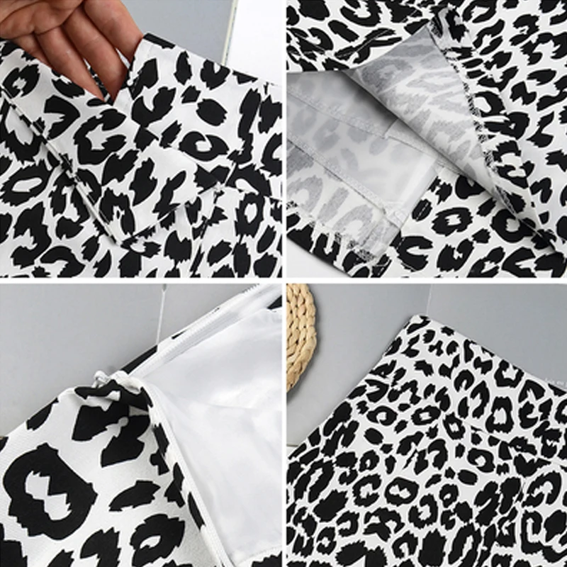 Leopard Skirts Woman A Line Autumn 2020 New Trendy Korean Style Letter Zebra Print High Waist Empire Short Casual Female Skirt
Leopard Skirts Woman A Line Autumn 2020 New Trendy Korean Style Letter Zebra Print High Waist Empire Short Casual Female Skirt