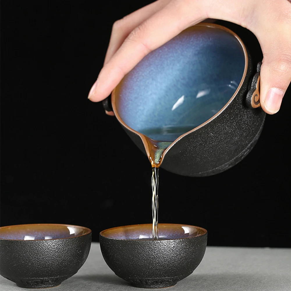 Portable Quick-Off Cup Travel Tea Set Ceramic Teapot Kettle Tea Cup Quick Cup Kung Fu Tea Set Gaiwan With Carrying Bag
Portable Quick-Off Cup Travel Tea Set Ceramic Teapot Kettle Tea Cup Quick Cup Kung Fu Tea Set Gaiwan With Carrying Bag