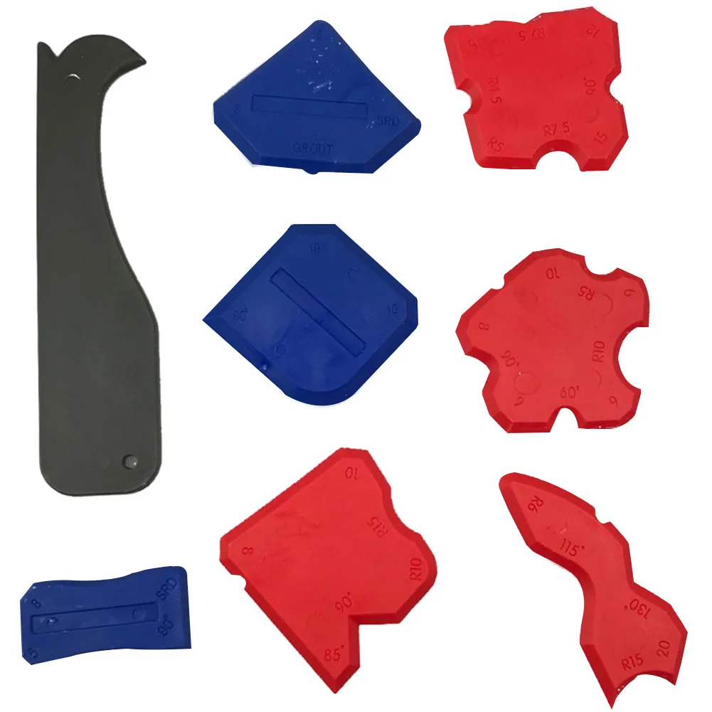 8 Pcs Home Multifunction Shovel Glue Joint Corner Silicone Sealant Caulking Profile Line Finishing Caulk Remover Smoothing Tool
8 Pcs Home Multifunction Shovel Glue Joint Corner Silicone Sealant Caulking Profile Line Finishing Caulk Remover Smoothing Tool