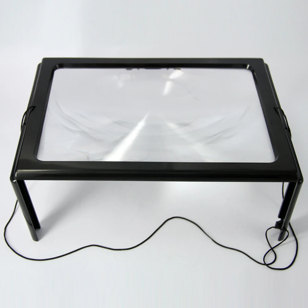 Magnifying Glass Reading Plastic Portable Full Page LED Lighted Battery Powered 3X Foldable Hands Free Elder Kids Magnifier
Magnifying Glass Reading Plastic Portable Full Page LED Lighted Battery Powered 3X Foldable Hands Free Elder Kids Magnifier