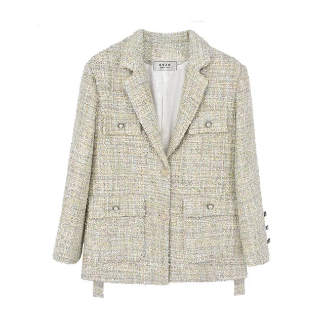 2020 New Fashion Autumn Winter Tweed Jacket Coat Runway Luxury High Quality Cotton Wool Blazer Female Woolen Clothes Outerwear
2020 New Fashion Autumn Winter Tweed Jacket Coat Runway Luxury High Quality Cotton Wool Blazer Female Woolen Clothes Outerwear