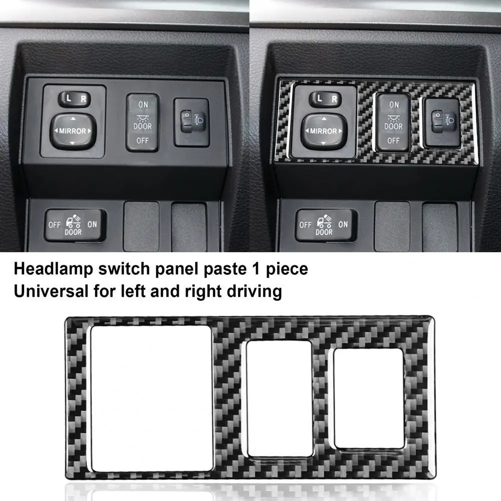 Dust-proof Simple Headlight Button Panel Decoration Cover Lightweight Panel Trim Cover Self-adhesive
Dust-proof Simple Headlight Button Panel Decoration Cover Lightweight Panel Trim Cover Self-adhesive