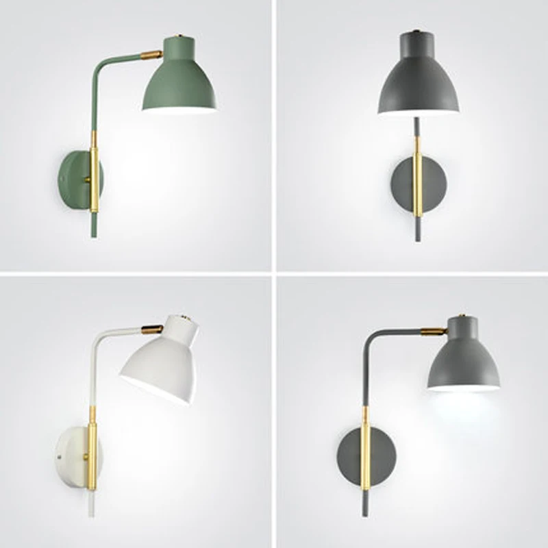 Modern bedside wall lamp macarons over the colorful road wall lamp bedroom reading wall lamp study E27 home lighting
Modern bedside wall lamp macarons over the colorful road wall lamp bedroom reading wall lamp study E27 home lighting