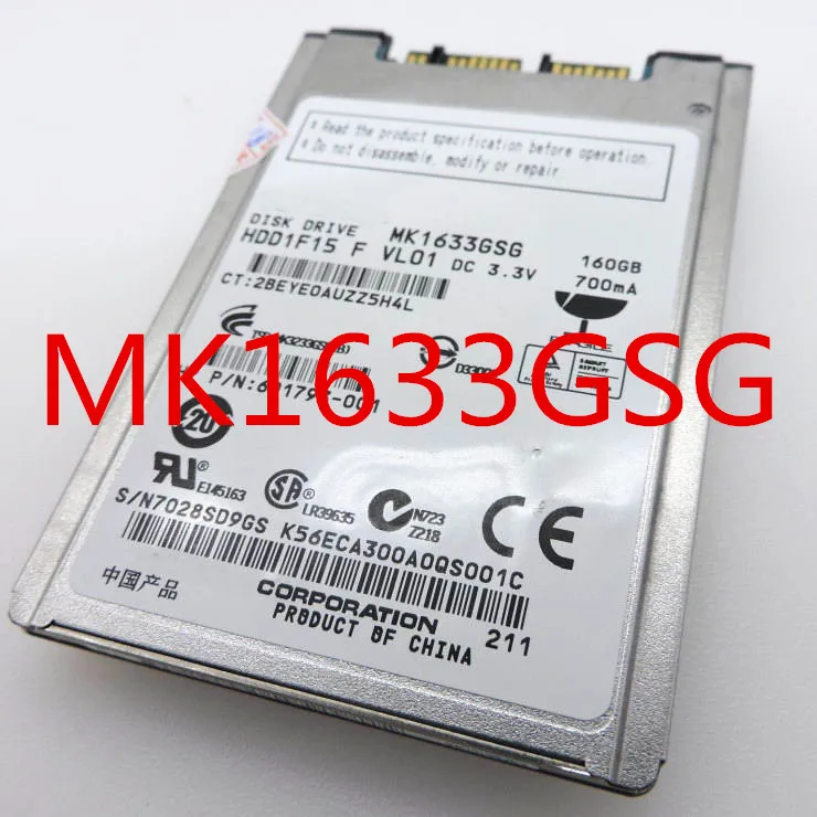 NEW 160GB HDD 1.8" MicroSATA MK1633GSG FOR 2740p 2730p 2530p 2540p hdd x300 x301 T400S T410S hard disk REPLACE MK1229GSG
NEW 160GB HDD 1.8" MicroSATA MK1633GSG FOR 2740p 2730p 2530p 2540p hdd x300 x301 T400S T410S hard disk REPLACE MK1229GSG