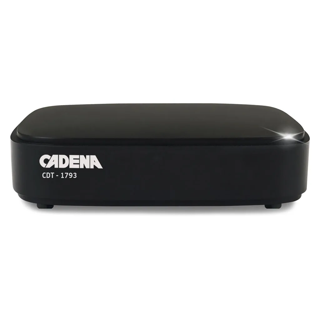 DVB-T2 цифровая ТВ приставка Cadena CDT-1793 ресивер тюнер 20 каналов | Электроника