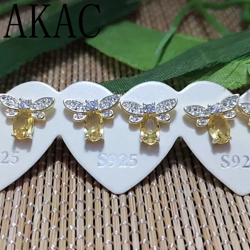 5pairs AKAC approx4-5*6-7mm natural citrine Bee shape design stud earrings for women earrings
5pairs AKAC approx4-5*6-7mm natural citrine Bee shape design stud earrings for women earrings