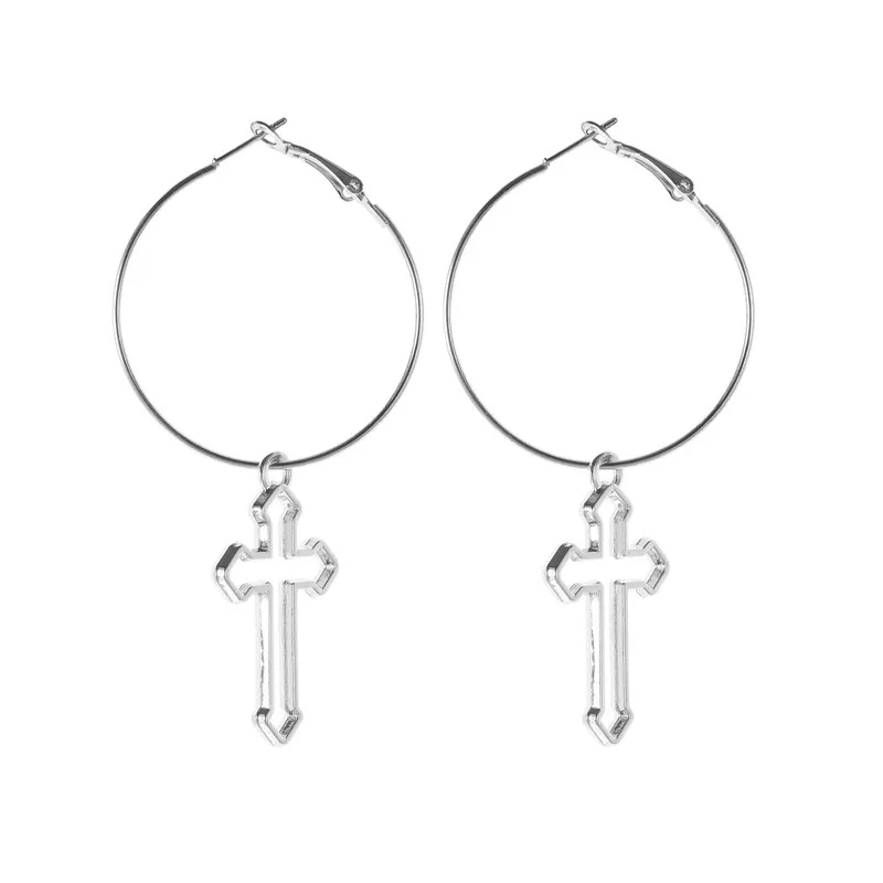 Fashion Simple Cross Pendant Korean Earrings Quality Drop Earrings for Girls Women Gift Lovely Jewelry
Fashion Simple Cross Pendant Korean Earrings Quality Drop Earrings for Girls Women Gift Lovely Jewelry