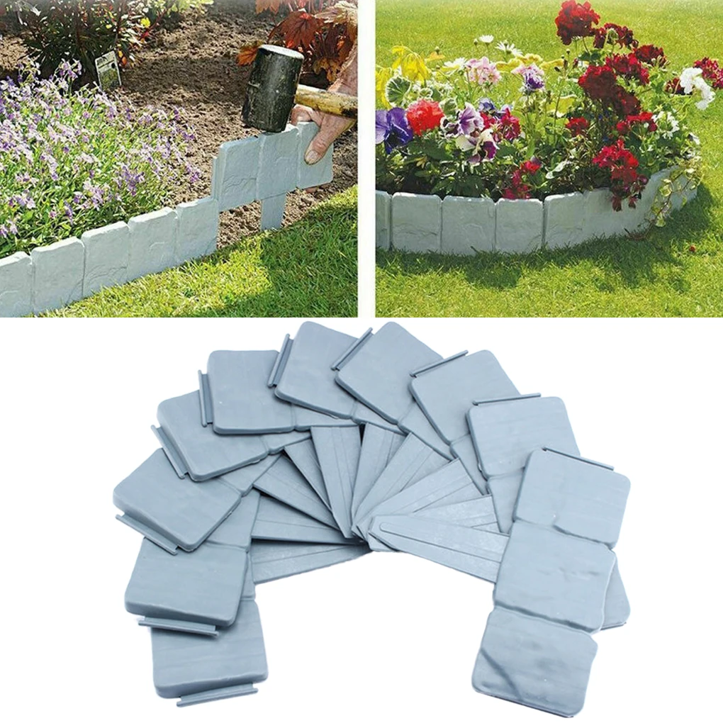 20pcs Garden Fence Imitation Stone Landscape Trellis Fence Garden Edge Plant Border Edging Lawn Grounding Folding Decorate 10pcs
20pcs Garden Fence Imitation Stone Landscape Trellis Fence Garden Edge Plant Border Edging Lawn Grounding Folding Decorate 10pcs