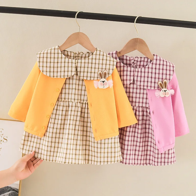 Spring Autumn Baby Girls Clothing Sets Kids Children Coats Plaid Dress 2Pcs Toddler Infant Casual Clothes Outfit
Spring Autumn Baby Girls Clothing Sets Kids Children Coats Plaid Dress 2Pcs Toddler Infant Casual Clothes Outfit