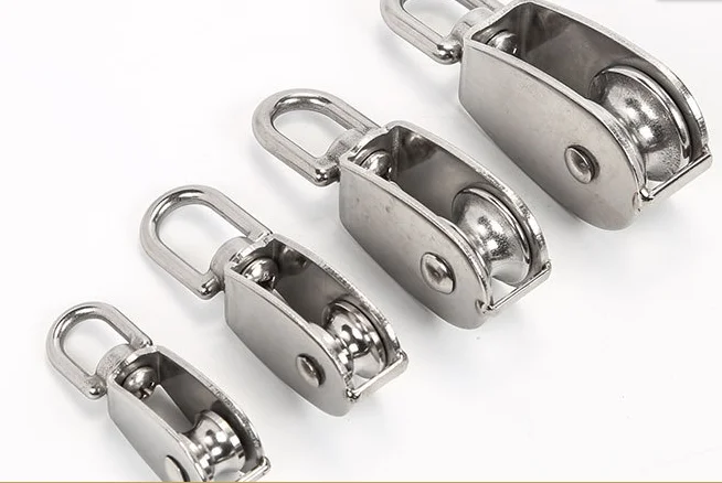 Stainless Steel Pulley M15/M20 M25 M32 M50 Single Wheel Swivel Lifting Rope Pulley Set Lifting Wheel Tools Crank Pulley
Stainless Steel Pulley M15/M20 M25 M32 M50 Single Wheel Swivel Lifting Rope Pulley Set Lifting Wheel Tools Crank Pulley