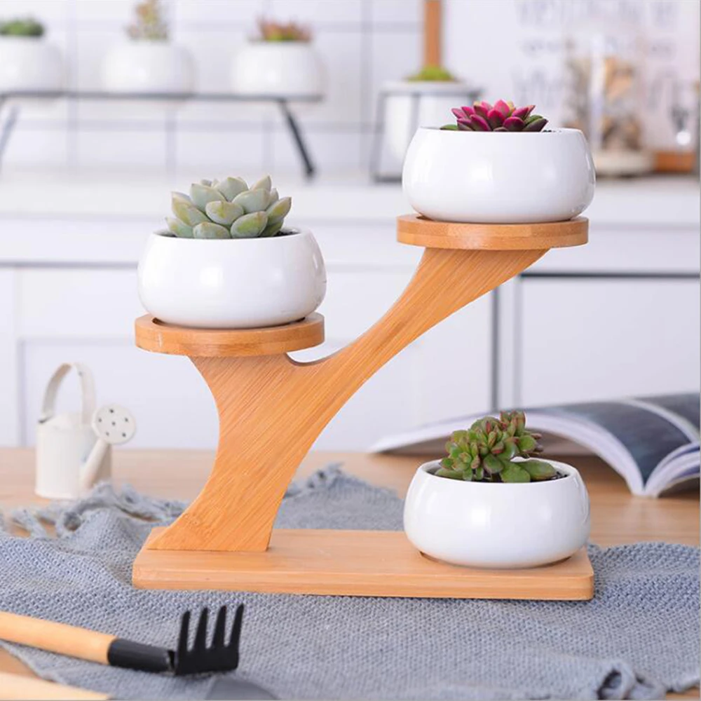 Modern Bamboo Wood Flower Pot Holder Durable Planter Pot Smooth Surface Plant Basket Pot Home Plant Shelf Garden Accessories
Modern Bamboo Wood Flower Pot Holder Durable Planter Pot Smooth Surface Plant Basket Pot Home Plant Shelf Garden Accessories