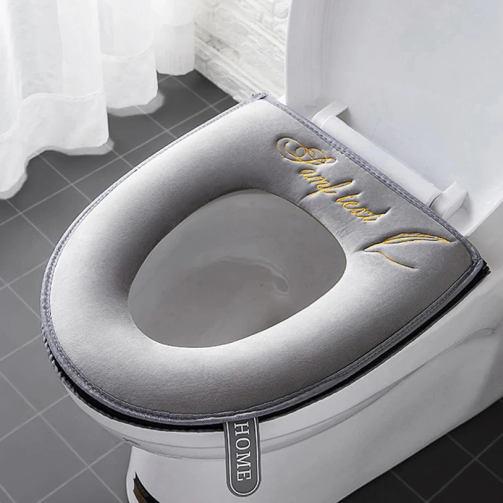 WC Toilet Seat Mat Cover Winter Universal Warm Soft Washable Removable Zipper with Flip LidHandle Waterproof Bathroom Accessory
WC Toilet Seat Mat Cover Winter Universal Warm Soft Washable Removable Zipper with Flip LidHandle Waterproof Bathroom Accessory