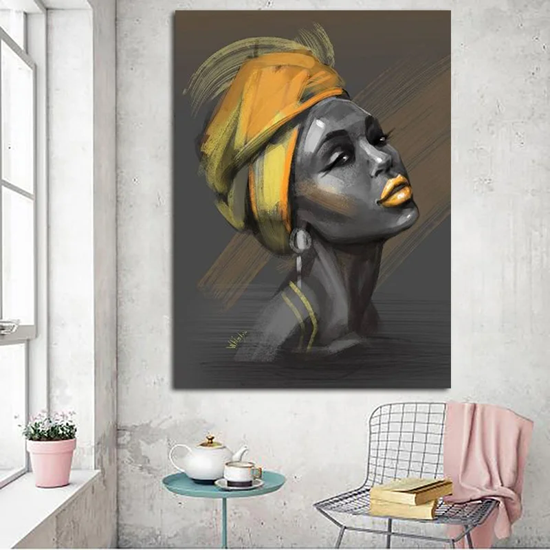 Wall Art Canvas Paintings HD Print Poster Woman With Turban Home Decoration For Bedroom Framework Modular Picture
Wall Art Canvas Paintings HD Print Poster Woman With Turban Home Decoration For Bedroom Framework Modular Picture