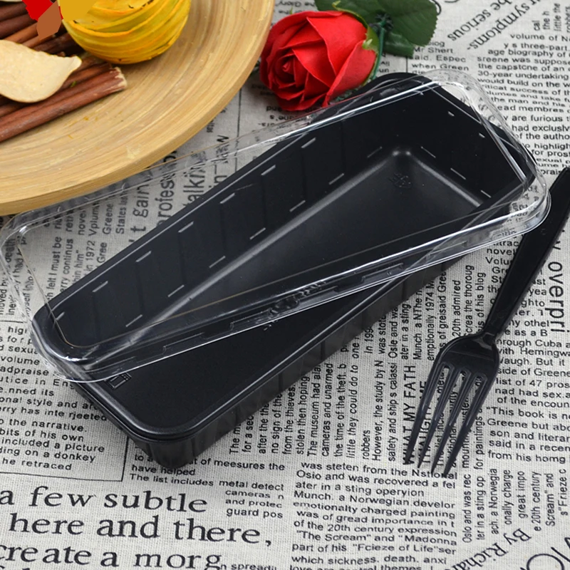 50pcs Disposable food boxes black and white plastic food boxes two squares rectangular plastic boxes 500ml
50pcs Disposable food boxes black and white plastic food boxes two squares rectangular plastic boxes 500ml