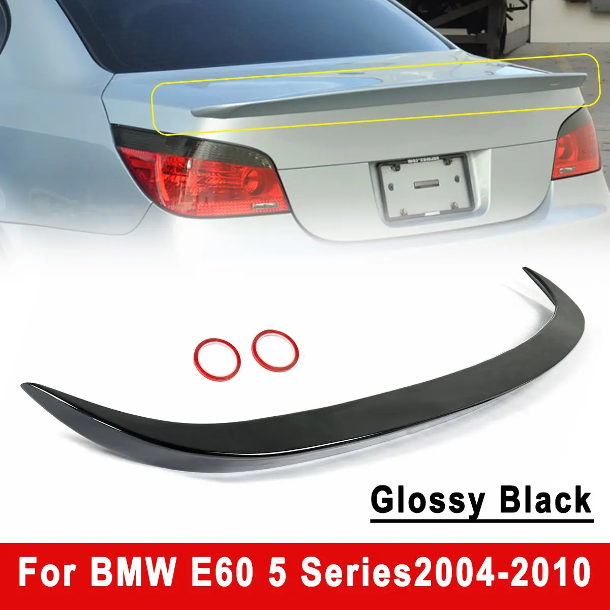 ABS AC Style Rear Spoiler Trunk Wing Tail Boot Lip For BMW E60 5 Series 2004-2010 Glossy Black Trunk Spoiler
ABS AC Style Rear Spoiler Trunk Wing Tail Boot Lip For BMW E60 5 Series 2004-2010 Glossy Black Trunk Spoiler