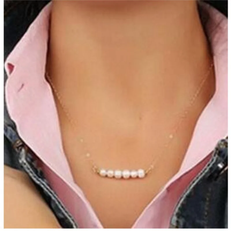 New Personality Simple Fashion Jewelry Pearl String Pendant Short Necklace Female Short Necklace Clavicle Chain Jewelry
New Personality Simple Fashion Jewelry Pearl String Pendant Short Necklace Female Short Necklace Clavicle Chain Jewelry