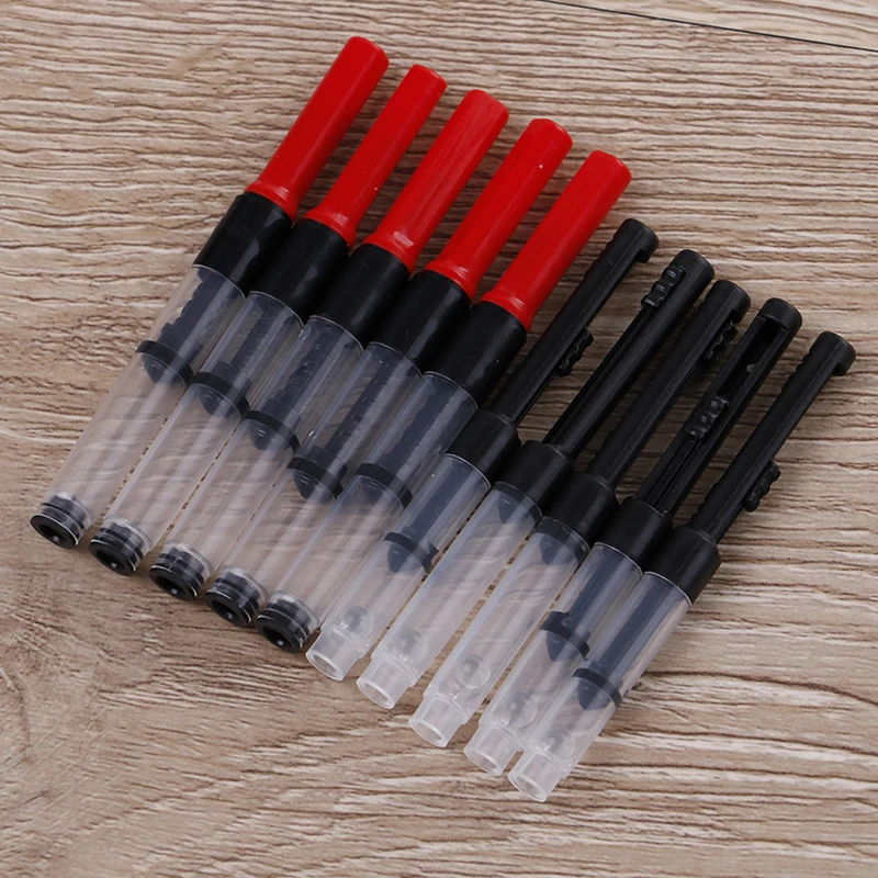1pc Replaceable Black And Red Fountain Pen Portable Ink Cartridge Refills Fountain Pen Refill Ink Converter Pump Cartridges
1pc Replaceable Black And Red Fountain Pen Portable Ink Cartridge Refills Fountain Pen Refill Ink Converter Pump Cartridges