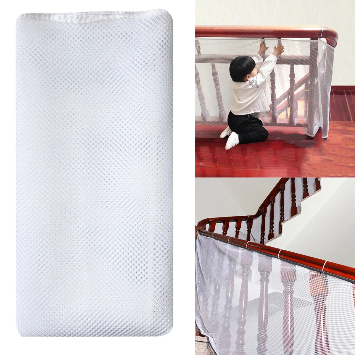 3M Kids Stairs Safety Net Thick Hard Mesh Netting Protection Rail Balcony Stair Fence Baby Fence Stair Net Decoration
3M Kids Stairs Safety Net Thick Hard Mesh Netting Protection Rail Balcony Stair Fence Baby Fence Stair Net Decoration