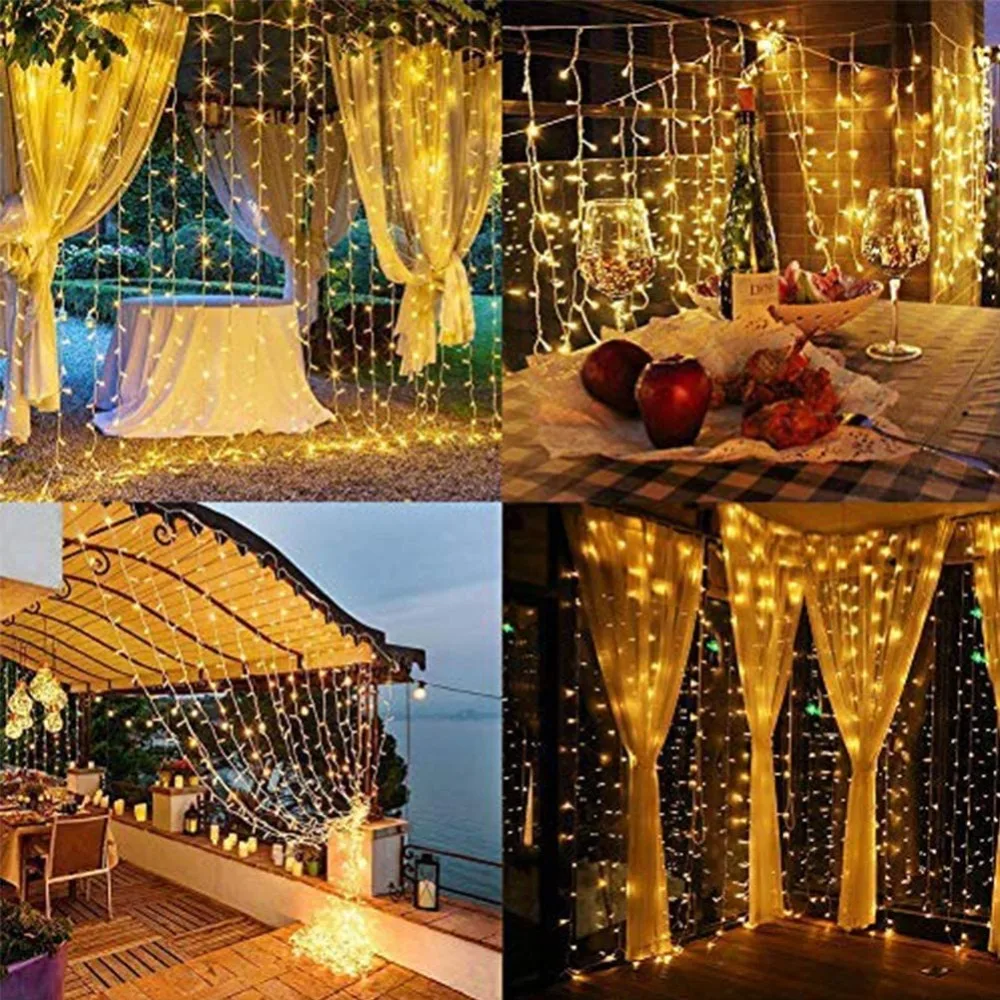 Solar Lamp LED 3M String Lights Curtain Light for Window New Year Christmas Wedding Party Indoor Outdoor Patio Garland Holiday
Solar Lamp LED 3M String Lights Curtain Light for Window New Year Christmas Wedding Party Indoor Outdoor Patio Garland Holiday