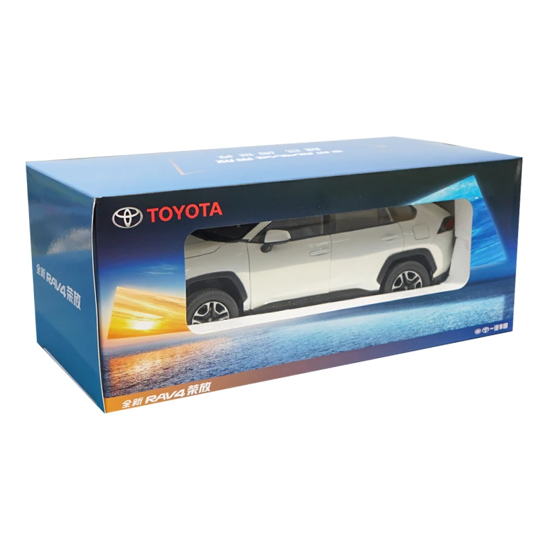 1:18 Faw Toyota Фирменная Новинка Rav4 2019 Модель литья под давлением масштабная модель