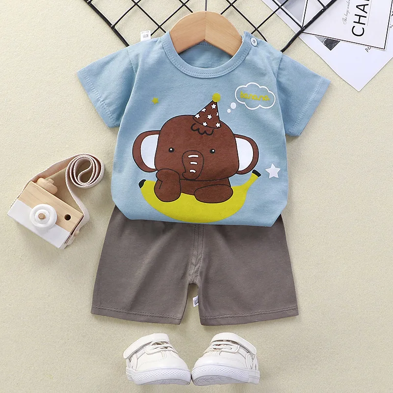 Summer Kids Infant Clothing Sets Toddler Baby Girls Boys Clothes cute Cotton Cartoon T-shrits Shorts Outfit Children Tank Top
Summer Kids Infant Clothing Sets Toddler Baby Girls Boys Clothes cute Cotton Cartoon T-shrits Shorts Outfit Children Tank Top