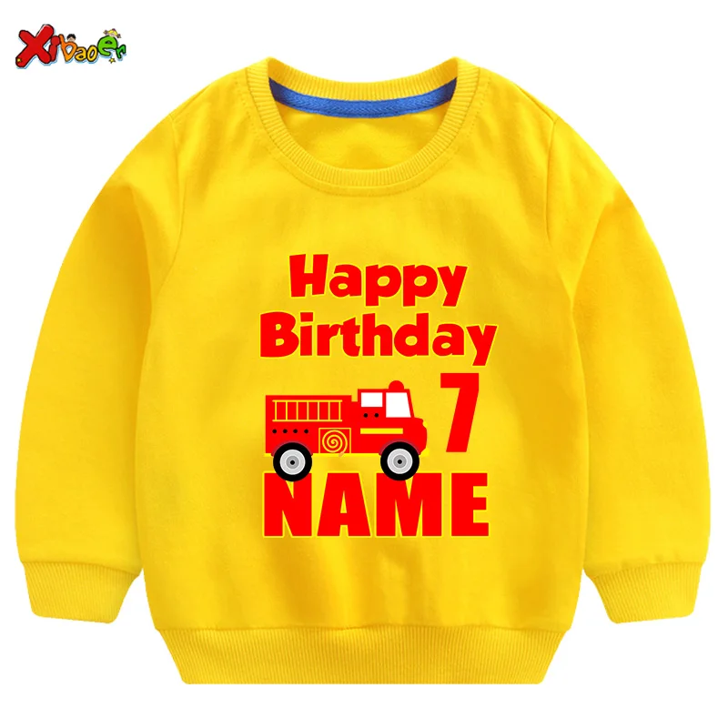 2020 Children's Sweatshirts Boys Long sleeve Sweatshirts Car Cotton Tops Child T-shirts Girls Kids Boy T shirt Birthday Hoodies
2020 Children's Sweatshirts Boys Long sleeve Sweatshirts Car Cotton Tops Child T-shirts Girls Kids Boy T shirt Birthday Hoodies