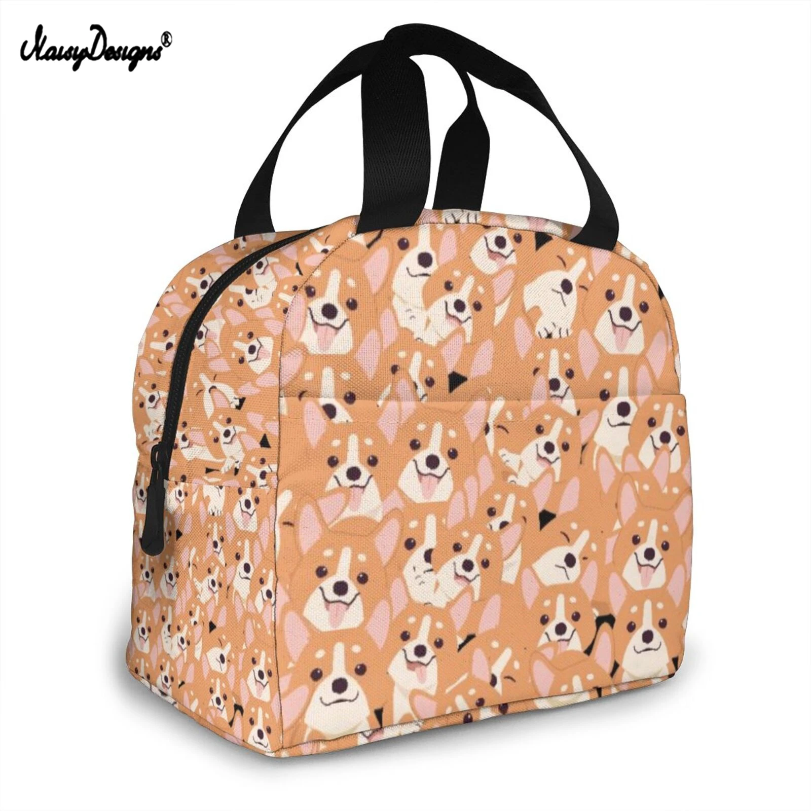 Женская портативная Термосумка с молнией, с рисунком
Женская портативная Термосумка с молнией, с рисунком