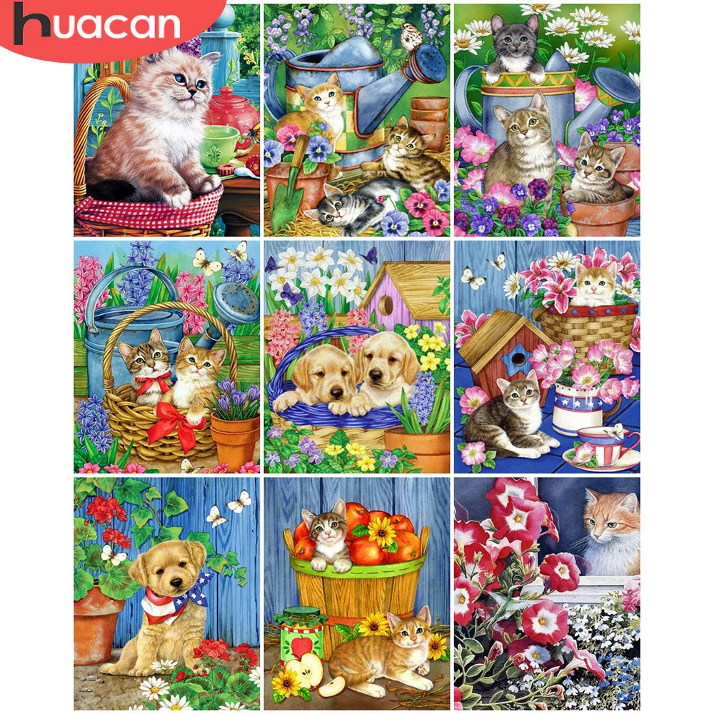 HUACAN DIY Frame Paint By Numbers Cat Acrylic Unique Gift On Canvas Wall Art Picture By Numbers Dog Animal For Living Room
HUACAN DIY Frame Paint By Numbers Cat Acrylic Unique Gift On Canvas Wall Art Picture By Numbers Dog Animal For Living Room