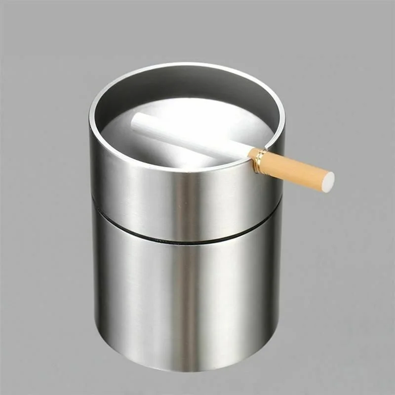 Car ashtray with lid smell proof protective cover cigarette cup holder portable metal
Car ashtray with lid smell proof protective cover cigarette cup holder portable metal