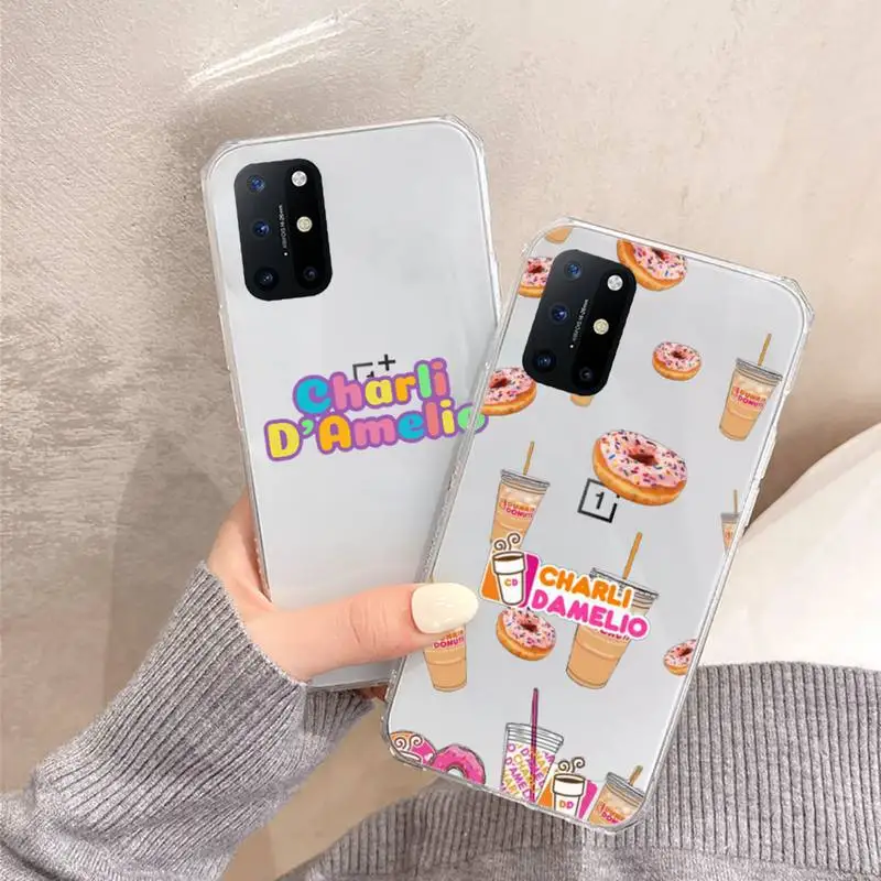 charli damelio famous star Phone Case Transparent for OnePlus 7 9 8 t pro luxury shell cover capa
charli damelio famous star Phone Case Transparent for OnePlus 7 9 8 t pro luxury shell cover capa
