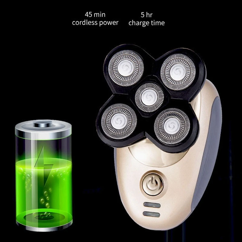 Professional Electric Shaver USB Rechargeable Bald Head Shaver Heads Beard Nose Ear Hair Trimmer Facial Brush
Professional Electric Shaver USB Rechargeable Bald Head Shaver Heads Beard Nose Ear Hair Trimmer Facial Brush