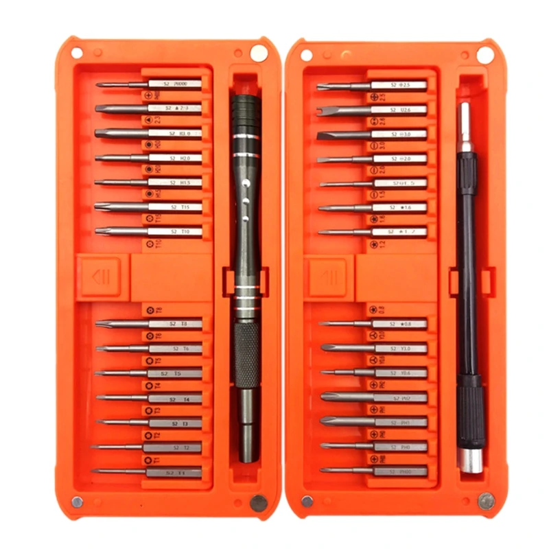 30 in 1 Multi-function Screwdriver with Lengthen S2 Drill Bit Set Cell Phone Laptop Repair Tools Kit
30 in 1 Multi-function Screwdriver with Lengthen S2 Drill Bit Set Cell Phone Laptop Repair Tools Kit