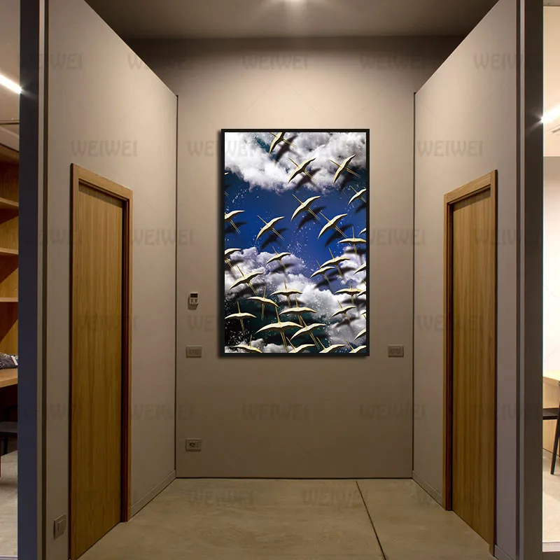 Abstract Painting Flying Crane Bedroom Under The Blue Sky and Moon Home Decoration Painting Canvas Painting Wall Art Hd Printing
Abstract Painting Flying Crane Bedroom Under The Blue Sky and Moon Home Decoration Painting Canvas Painting Wall Art Hd Printing