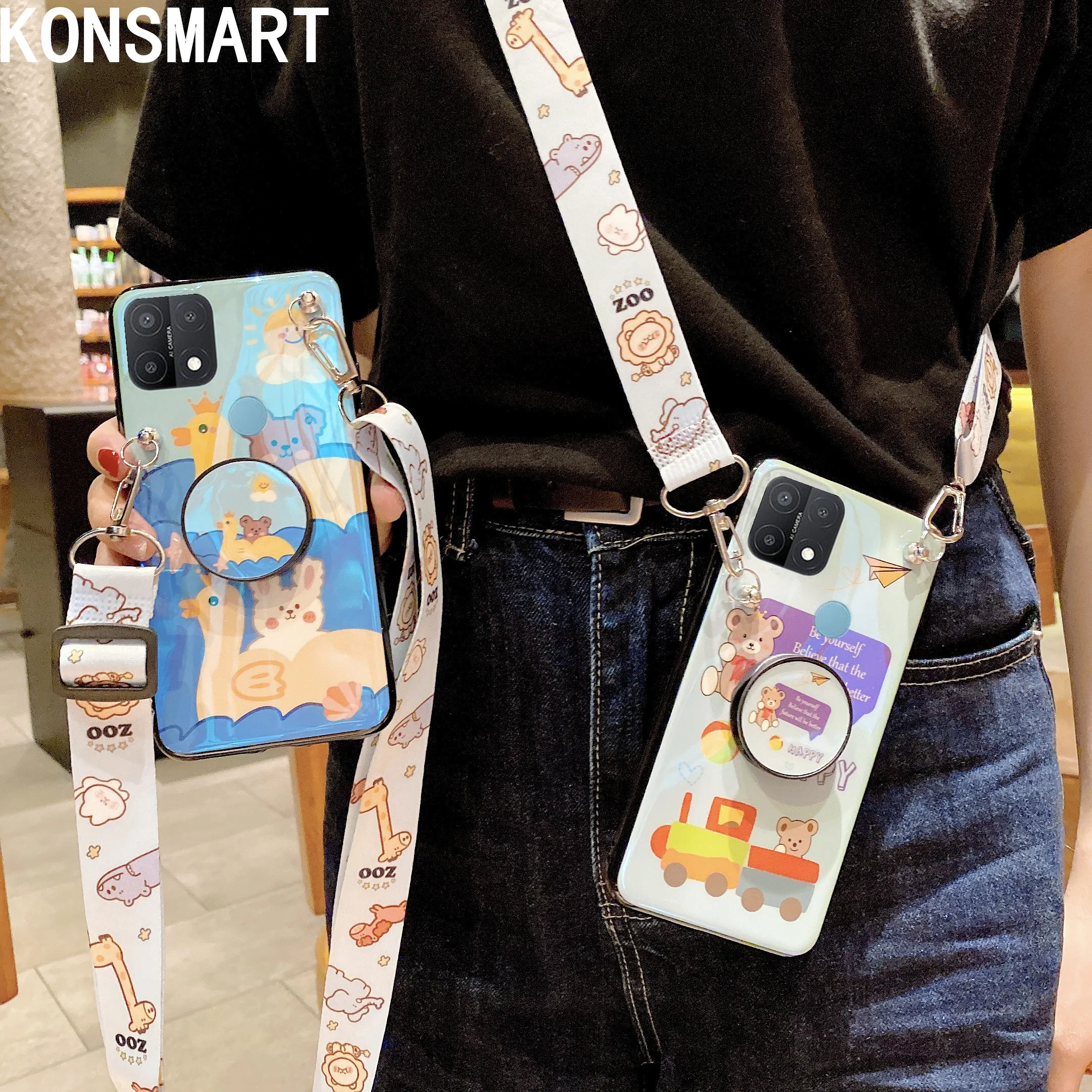 KONSMART чехол для OPPO A15 мультяшный милый медведь чехол для телефона s синий светильник силиконовый мягкий 6,52 "INS задняя крышка A15 2020 с ремешком Capa
KONSMART чехол для OPPO A15 мультяшный милый медведь чехол для телефона s синий светильник силиконовый мягкий 6,52 "INS задняя крышка A15 2020 с ремешком Capa
