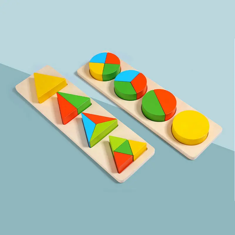 Wood Geometry Shape Jigsaw Baby Montessori Educational Geometric Bisection 3D Puzzles Early Teaching Classic Children Wooden Toy
Wood Geometry Shape Jigsaw Baby Montessori Educational Geometric Bisection 3D Puzzles Early Teaching Classic Children Wooden Toy